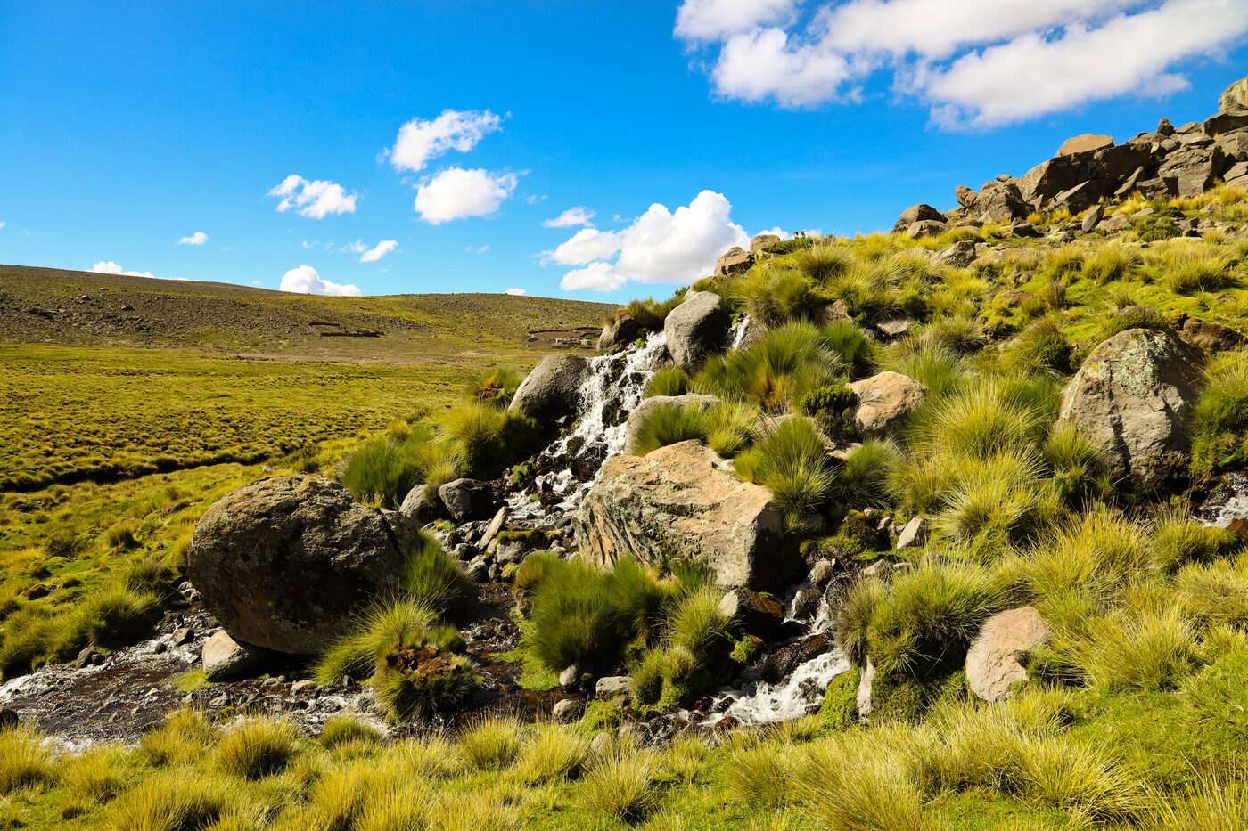 Rocks around the Sallalli spring